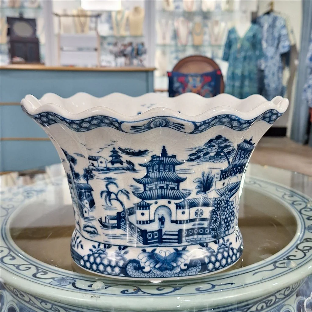 Danny's Fine Porcelain Wine Cooler - Blue Willow 14262 - Image 10