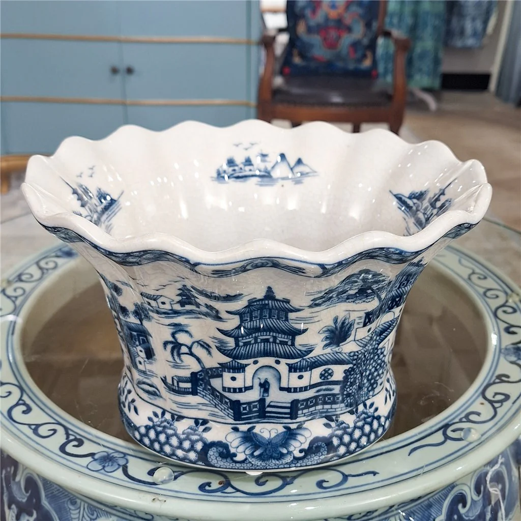 Danny's Fine Porcelain Wine Cooler - Blue Willow 14262 - Image 11