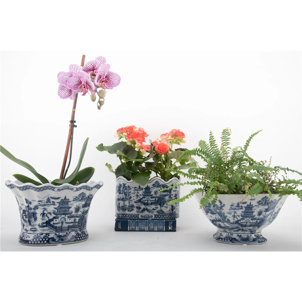 Danny's Fine Porcelain Wine Cooler - Blue Willow 14262 - Image 8