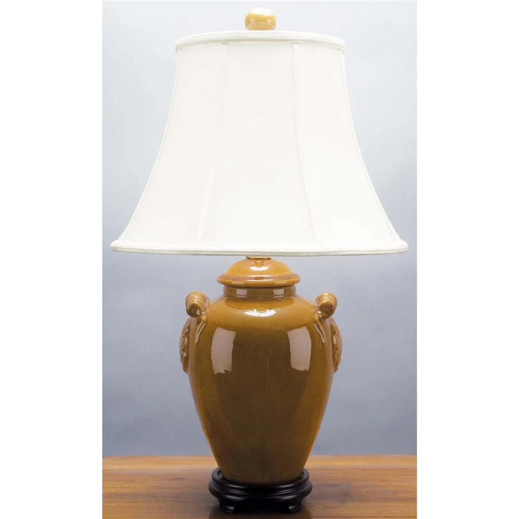 Danny's Fine Porcelain Yellow Crk Ginger Jar Lamp PCM1004-YW - Image 2
