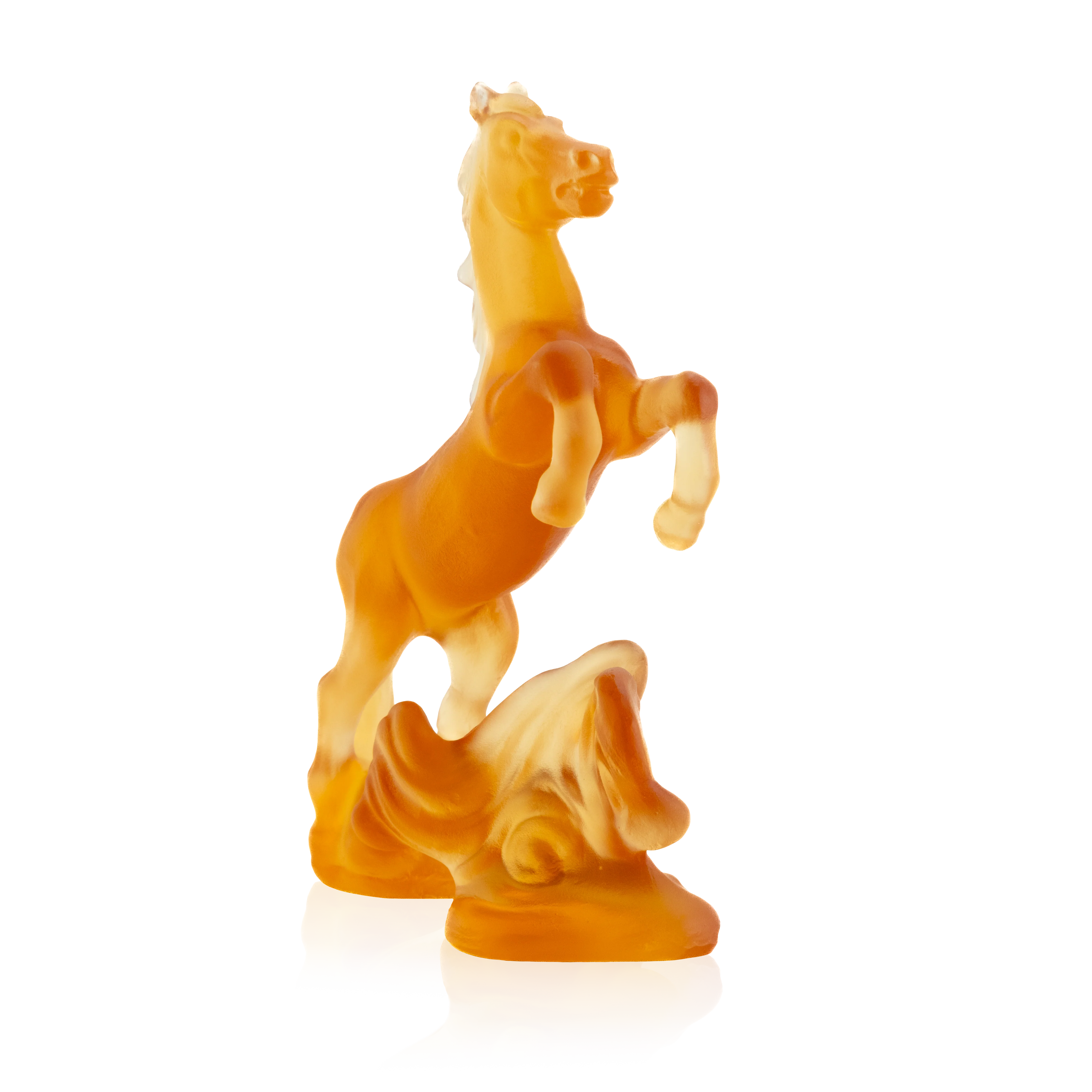 Daum Crystal Amber Horoscope Horse - Image 2
