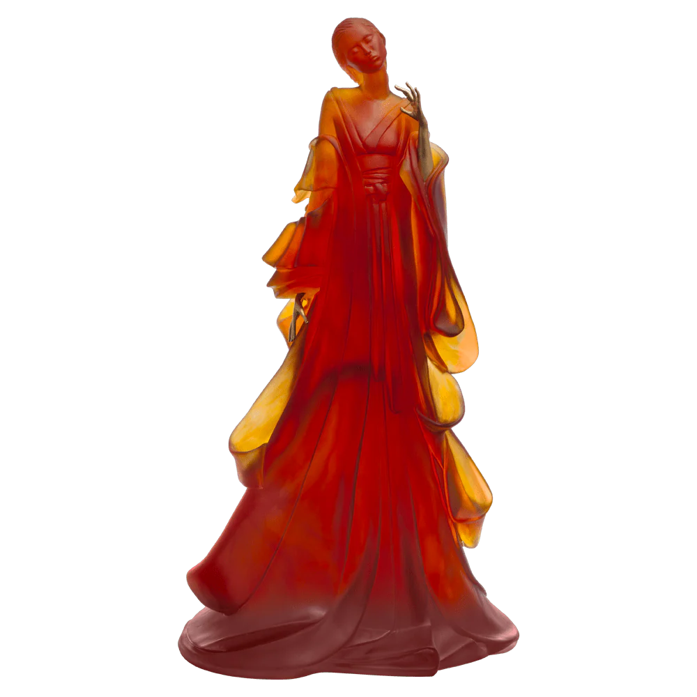 Daum Crystal Amber Kabuki By Marie-paule Deville Chabrolle 375 Ex - Image 2