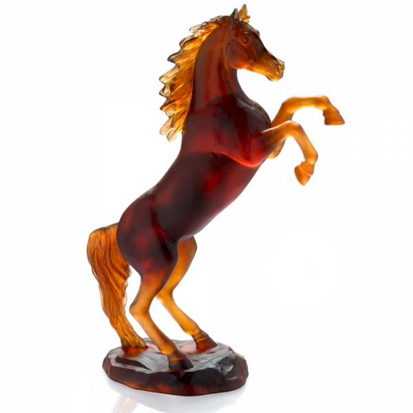 Daum Crystal Amber Spirited Horse 500 Ex - Image 2