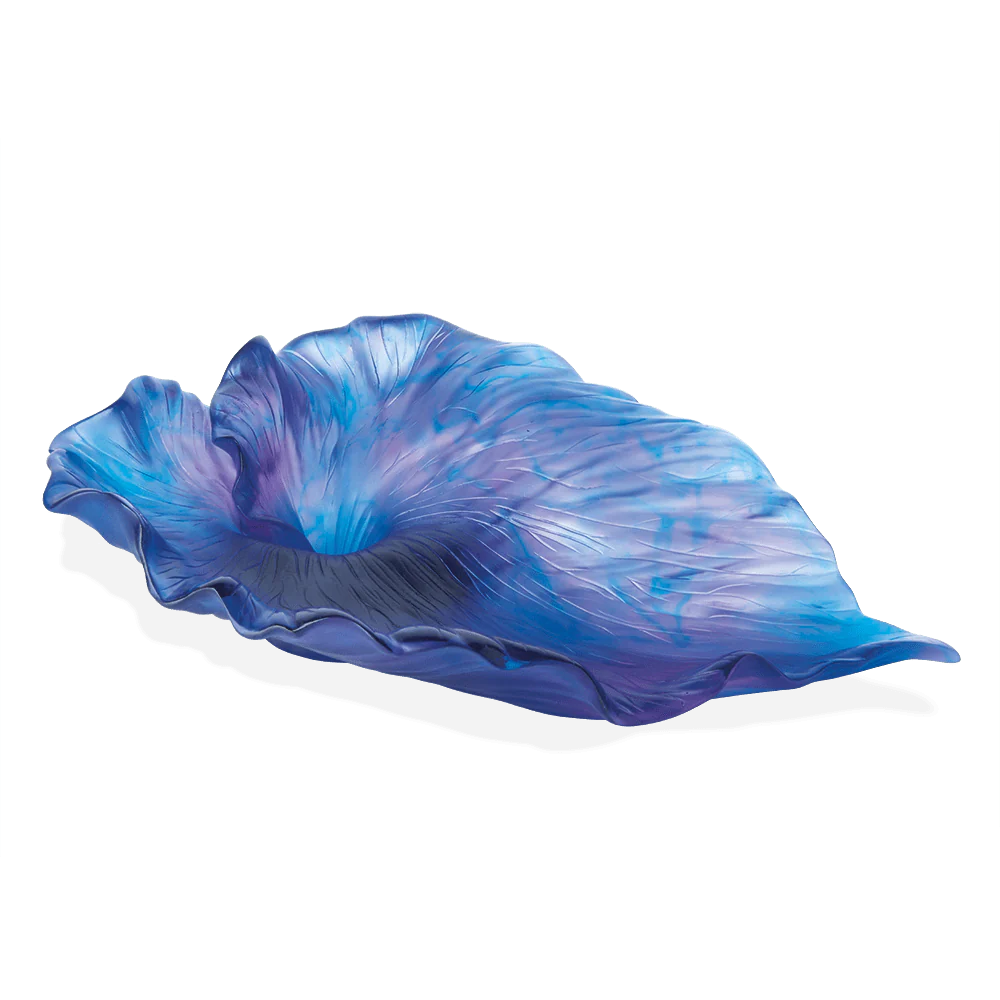 Daum Crystal Arum Bleu Nuit Bowl