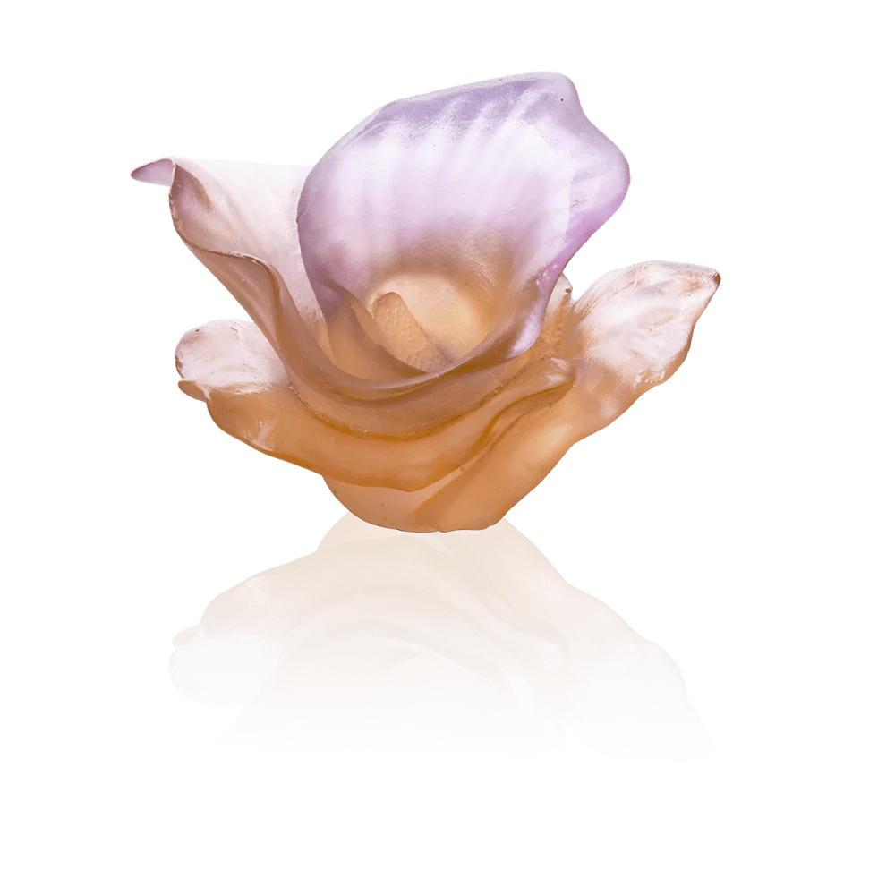 Daum Crystal Arum Rose Decorative Flower - Image 2