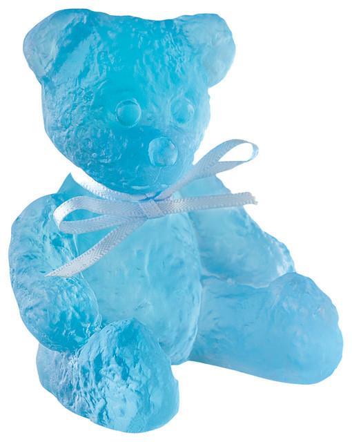 Daum Crystal Doudours Mini by Serge Mansau - Blue
