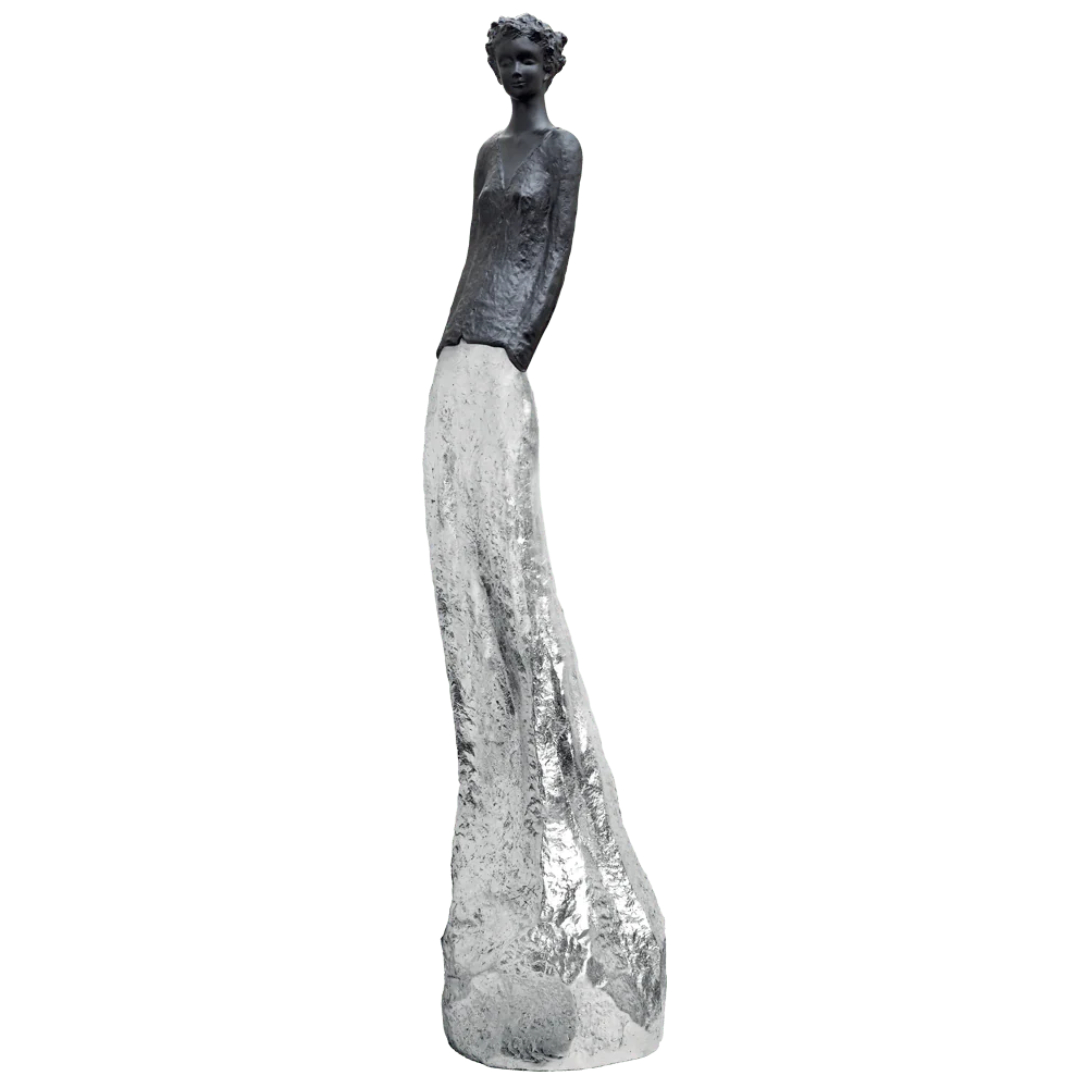 Daum Crystal Charlotte - Black Silver - Image 2