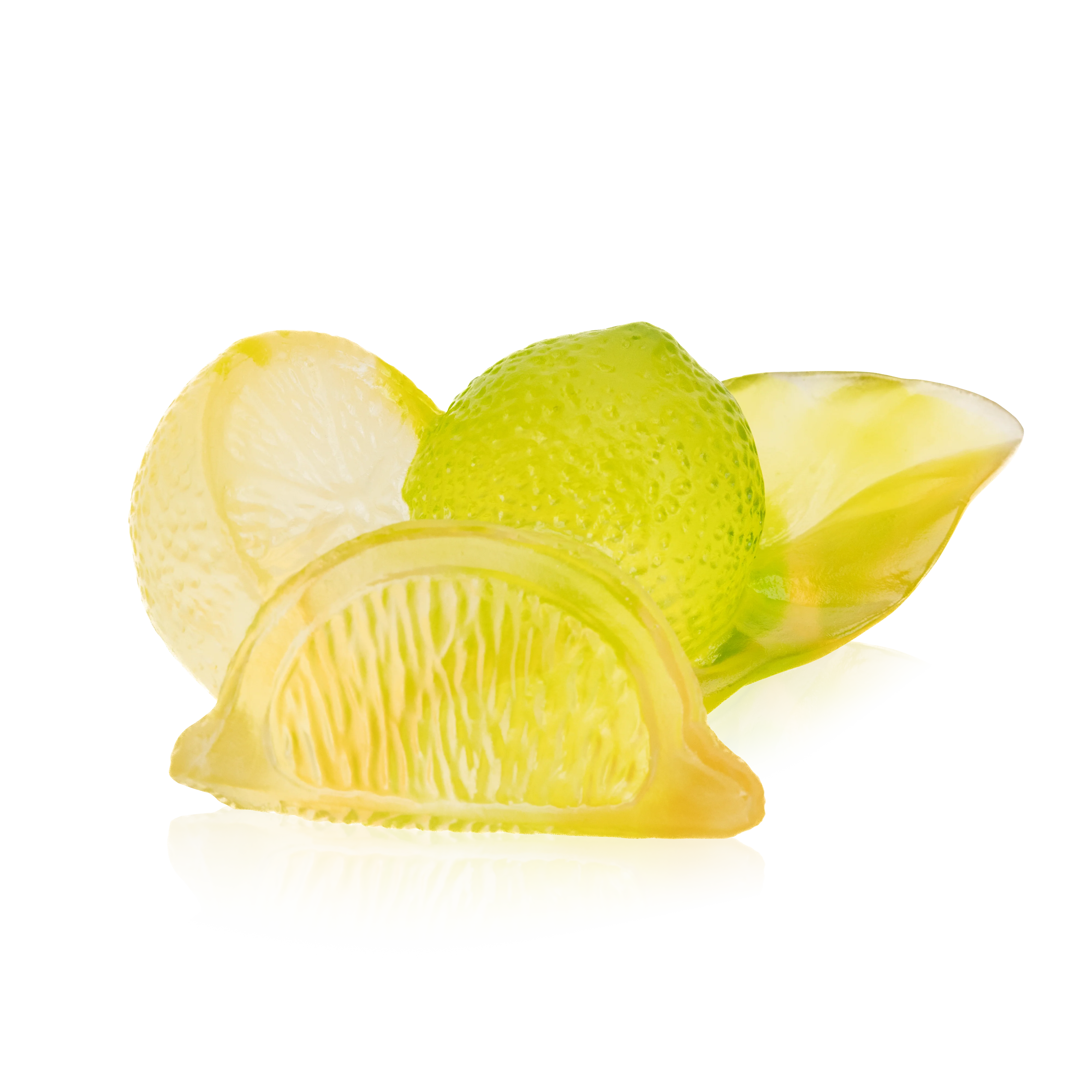 Daum Crystal Citrus Decorative Arrangement