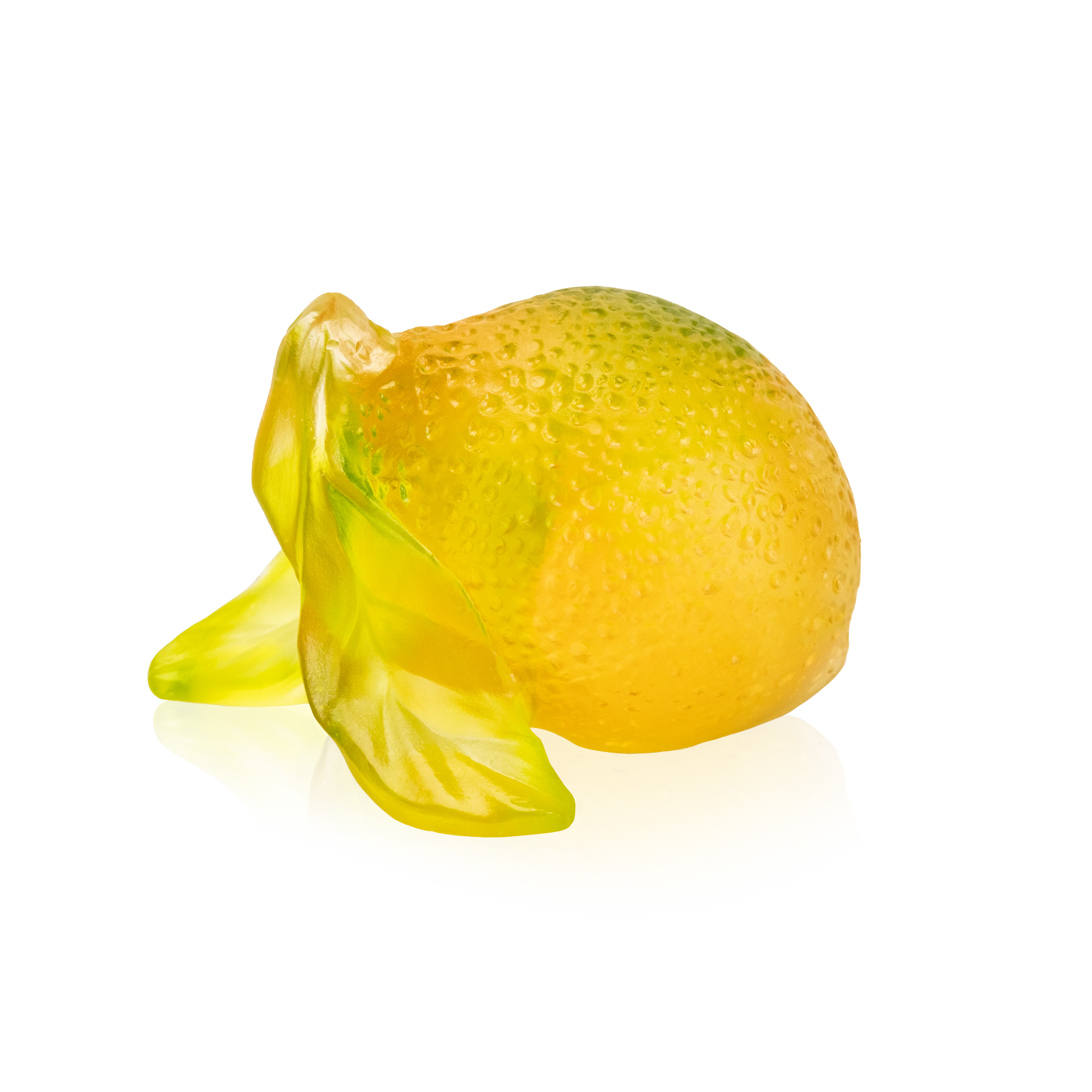 Daum Crystal Citrus Decorative Lemon