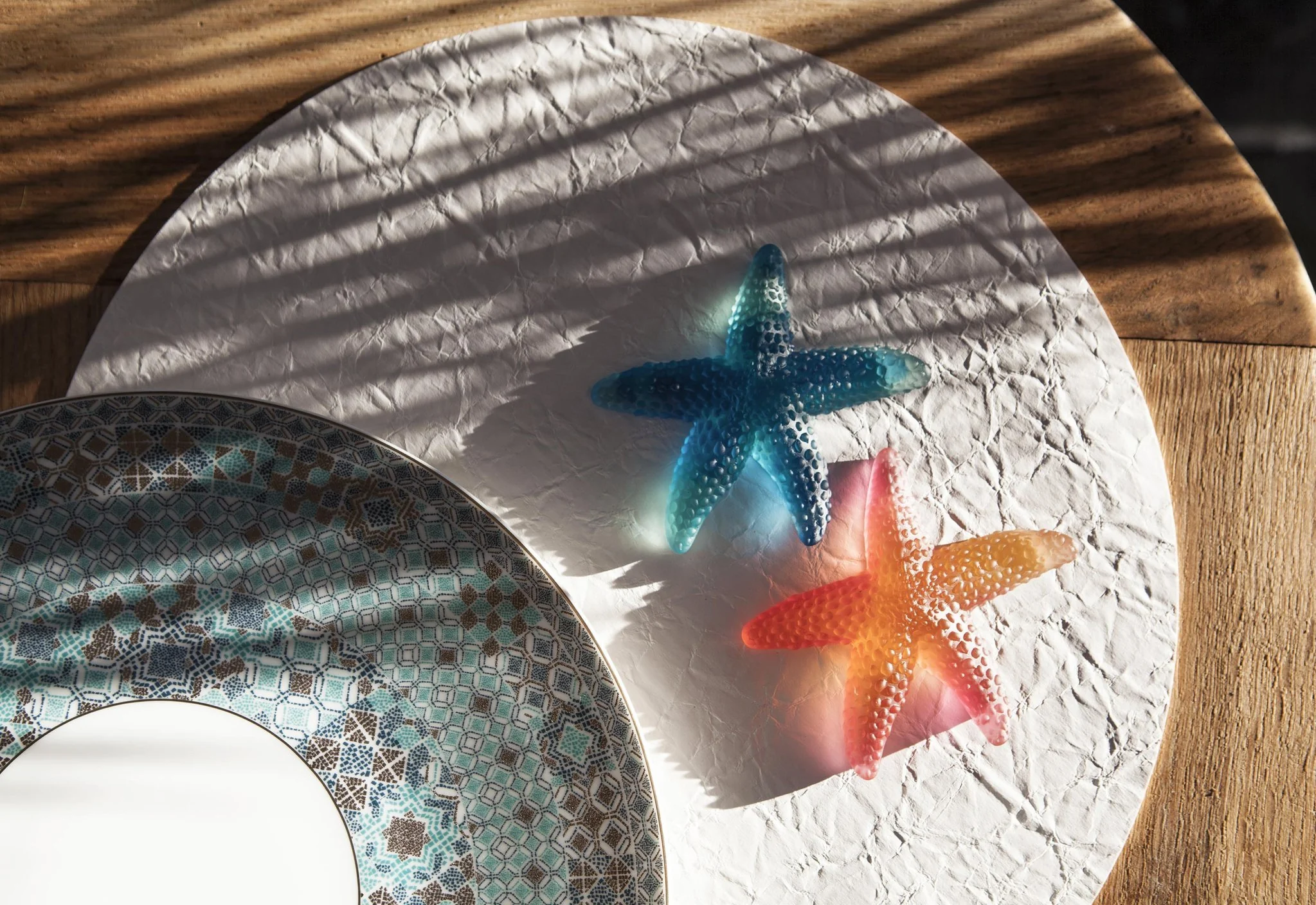 Daum Crystal Coral Sea Blue Starfish - Image 4