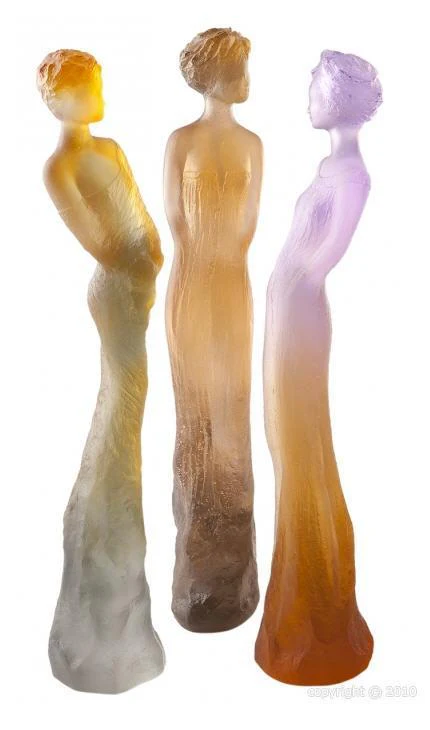 Daum Crystal Eugenie - Amber Green - Image 5