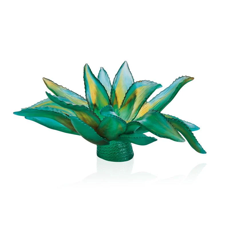 Daum Crystal Green Centerpiece Emilio Robba - Image 2