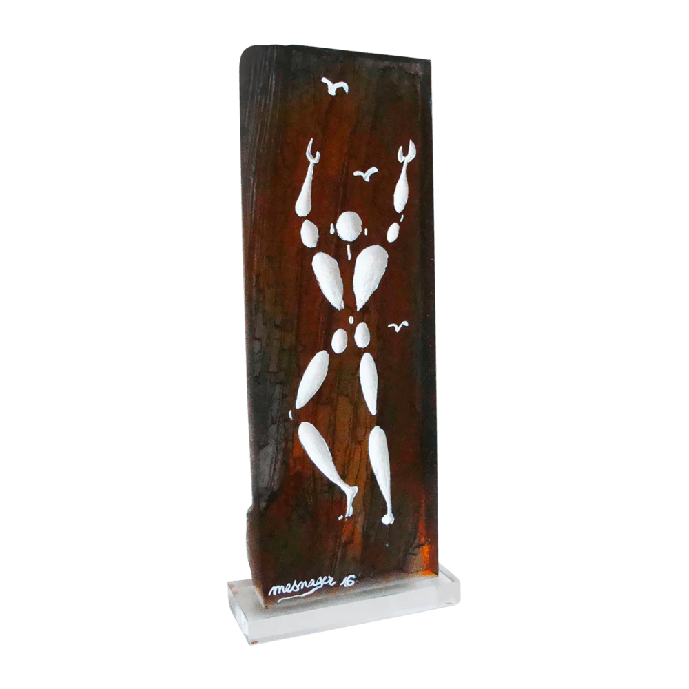 Daum Crystal Homme en Blanc by Jerome Mesnager - Image 2