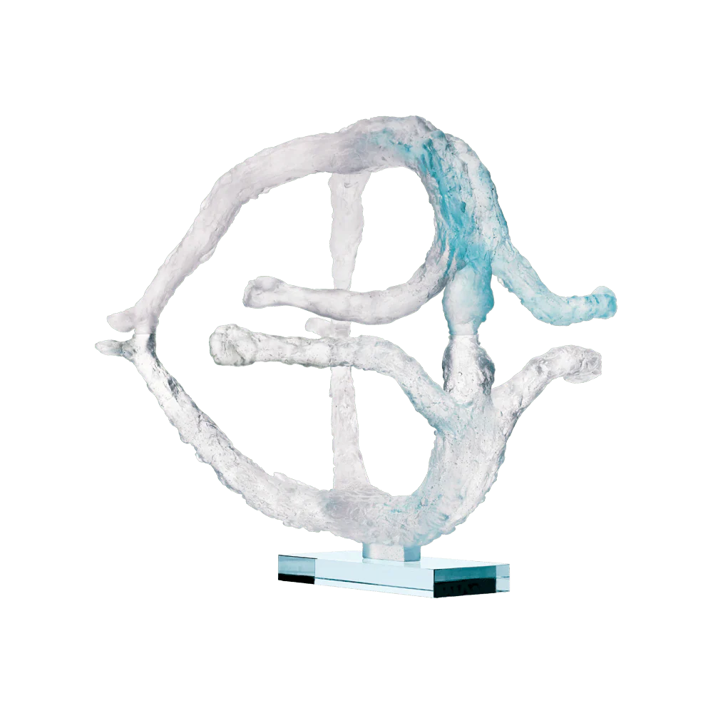 Daum Crystal La Terre - Blue - Image 2