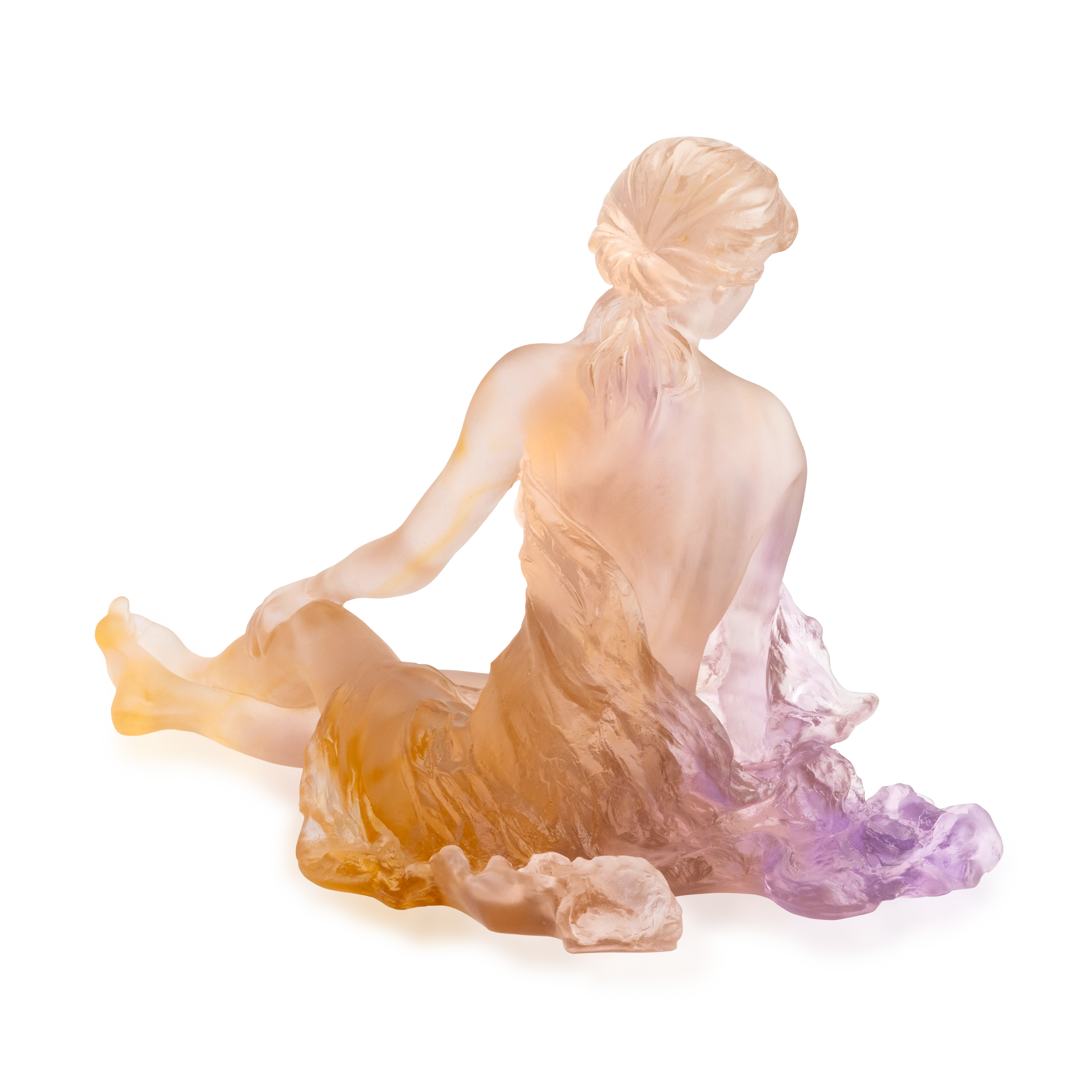 Daum Crystal Luo Li Rong - Amber Pink Vent Léger - Image 2