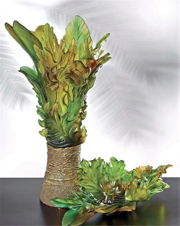 Daum Crystal Borneo Magnum Centerpiece by E Robba - Image 4