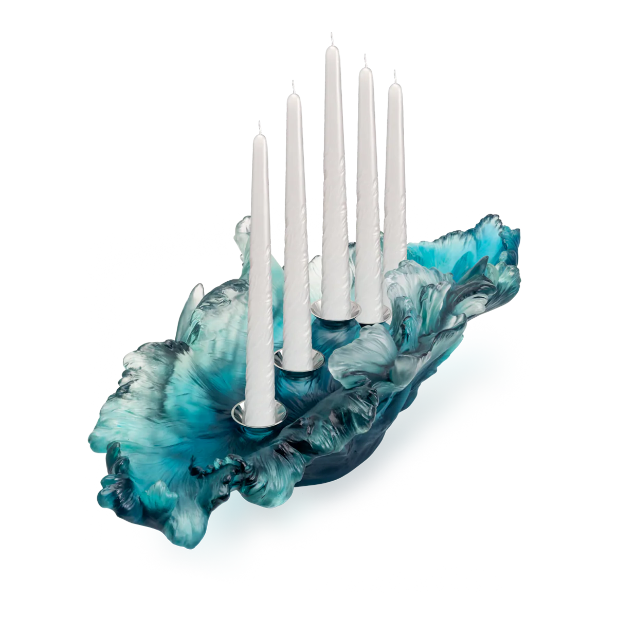 Daum Crystal Maya Large Candelabra - Image 2