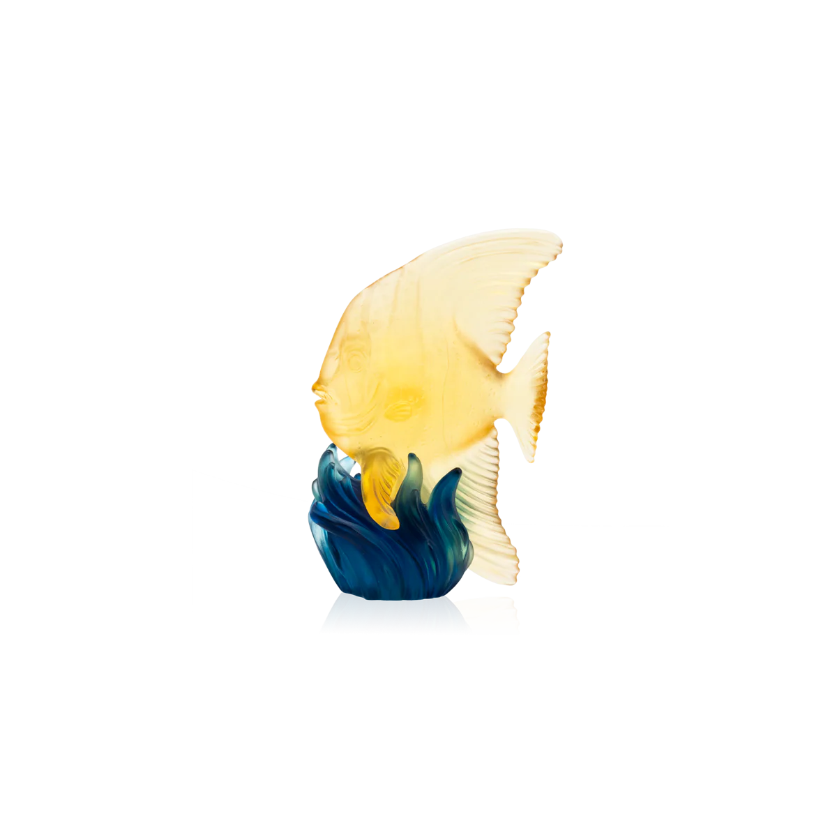 Daum Crystal Maya Medium Yellow & Blue Platax Fish
