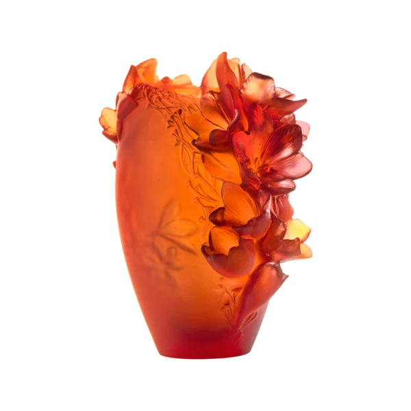 Daum Crystal Medium Vase Safran - Image 2