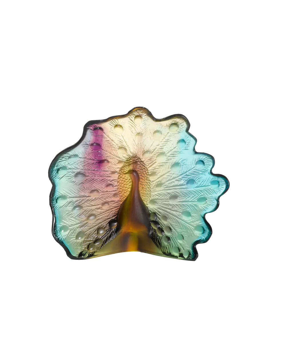 Daum Crystal Peacock - Image 2