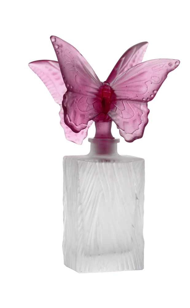 Daum Crystal Perfume Bottle Butterflies - Image 2
