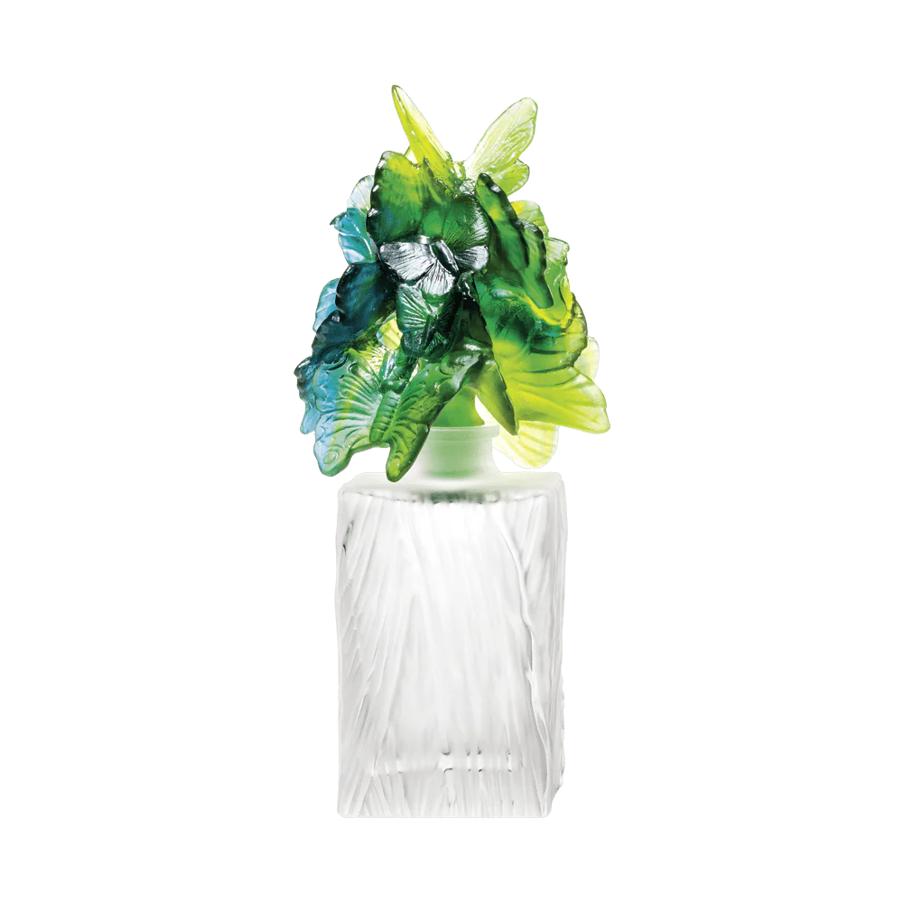 Daum Crystal Prestige Butterflies Perfume Bottle - Image 2