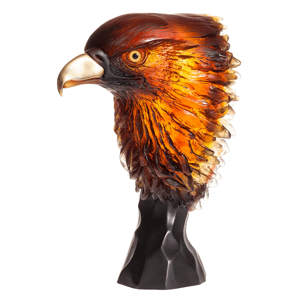 Daum Crystal Royal Eagle By Madeleine Van Der Knoop 375 Ex