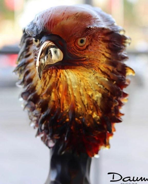 Daum Crystal Royal Eagle By Madeleine Van Der Knoop 375 Ex - Image 3