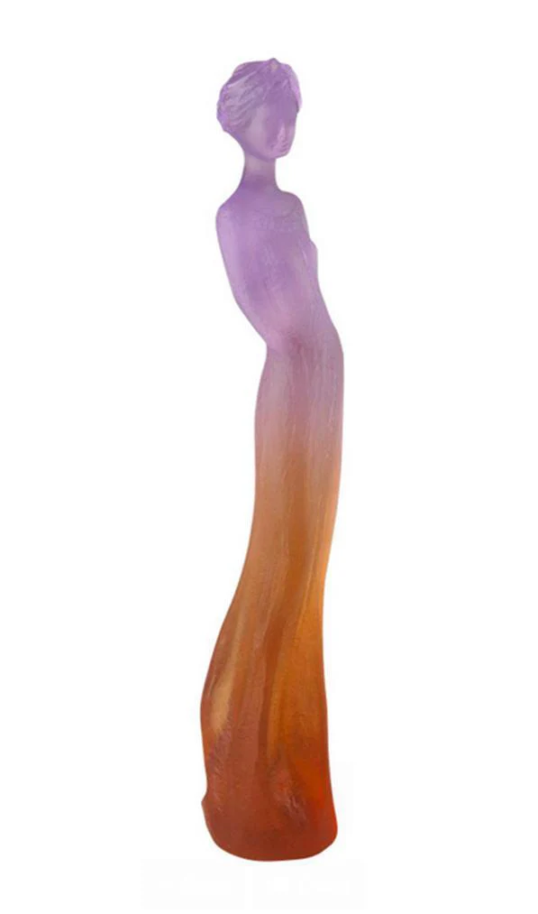Daum Crystal Sophie - Amber Purple