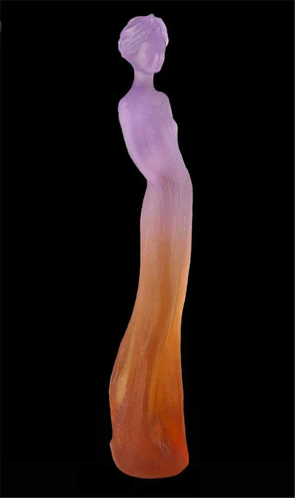Daum Crystal Sophie - Amber Purple - Image 3