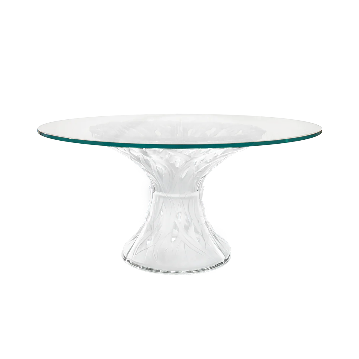 Daum Crystal Vegetal White 6 piece Table