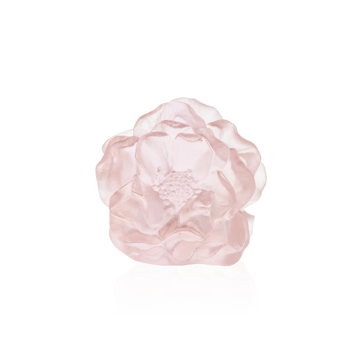 Daum Pink Camellia Decorative Flower