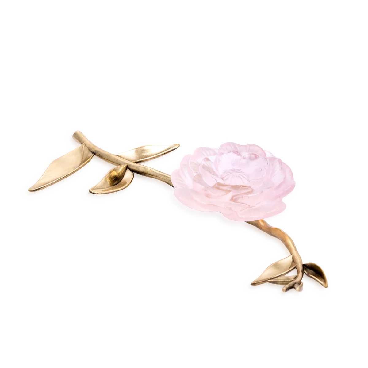 Daum Pink Camellia Ornamental Flower - Image 2