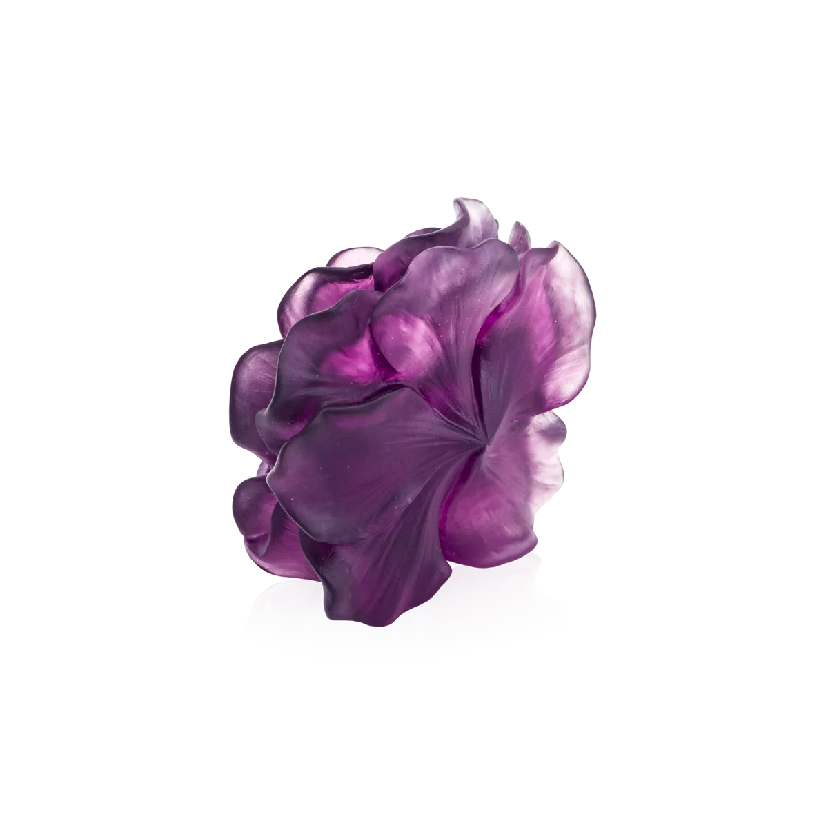 Daum Violet Camellia Decorative Flower - Image 2