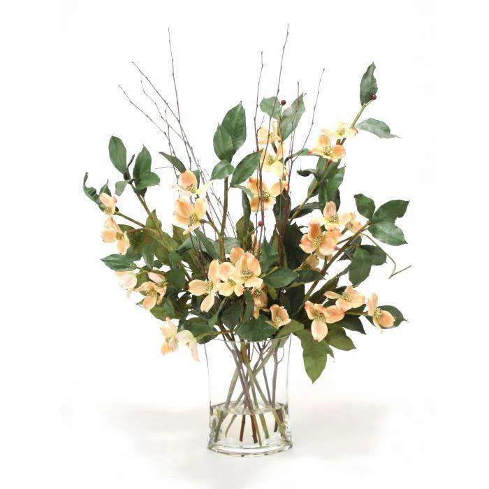 Waterlook® Dogwood Branches in Glass Vase