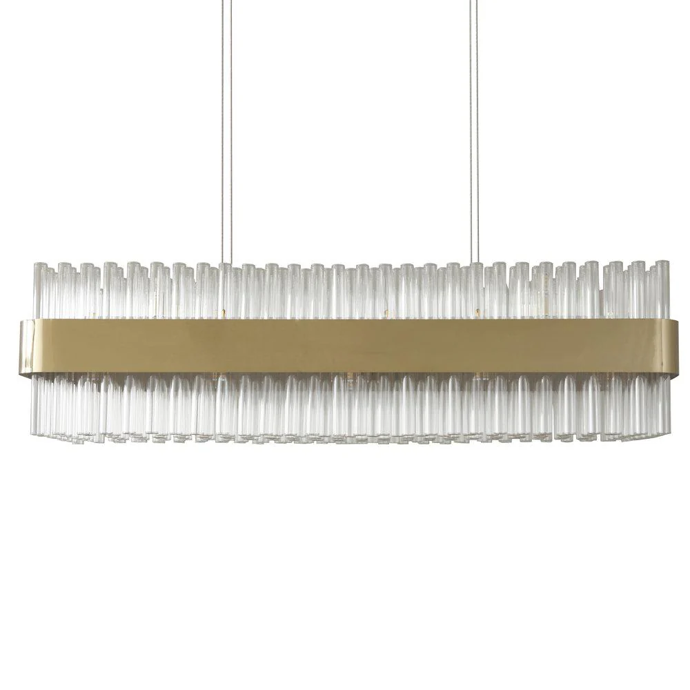 Dorado Chandelier Clear by Viz Glass CH-D4-14RG