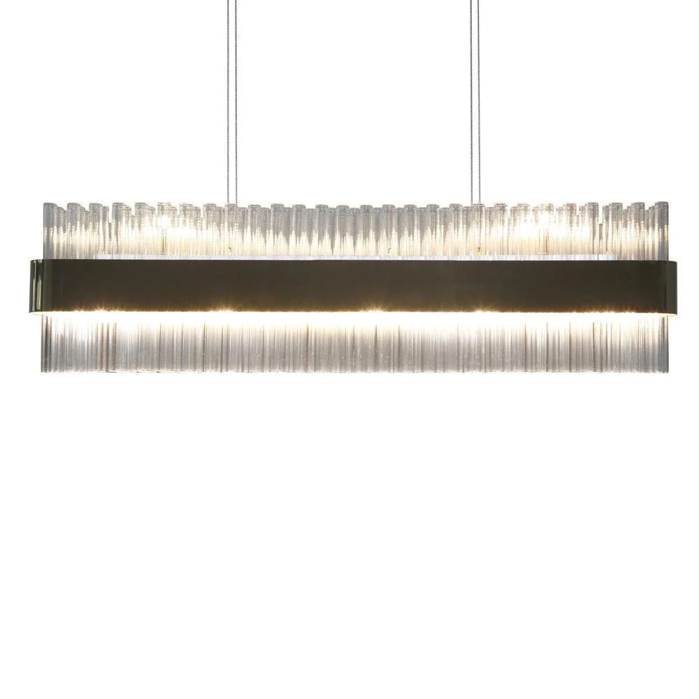 Dorado Chandelier Clear by Viz Glass CH-D4-14RG - Image 3