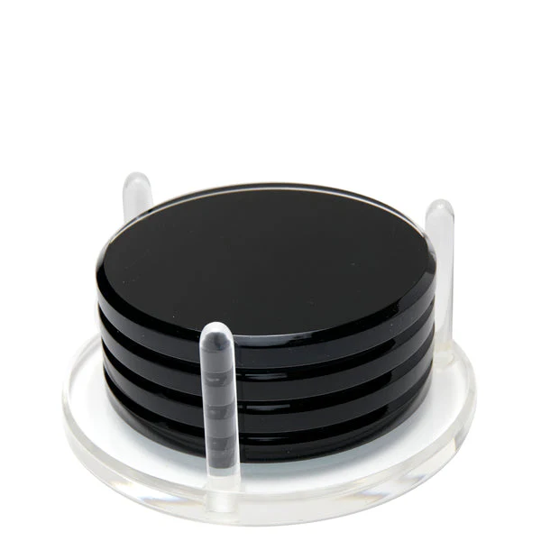 Drink Coasters - Black / White