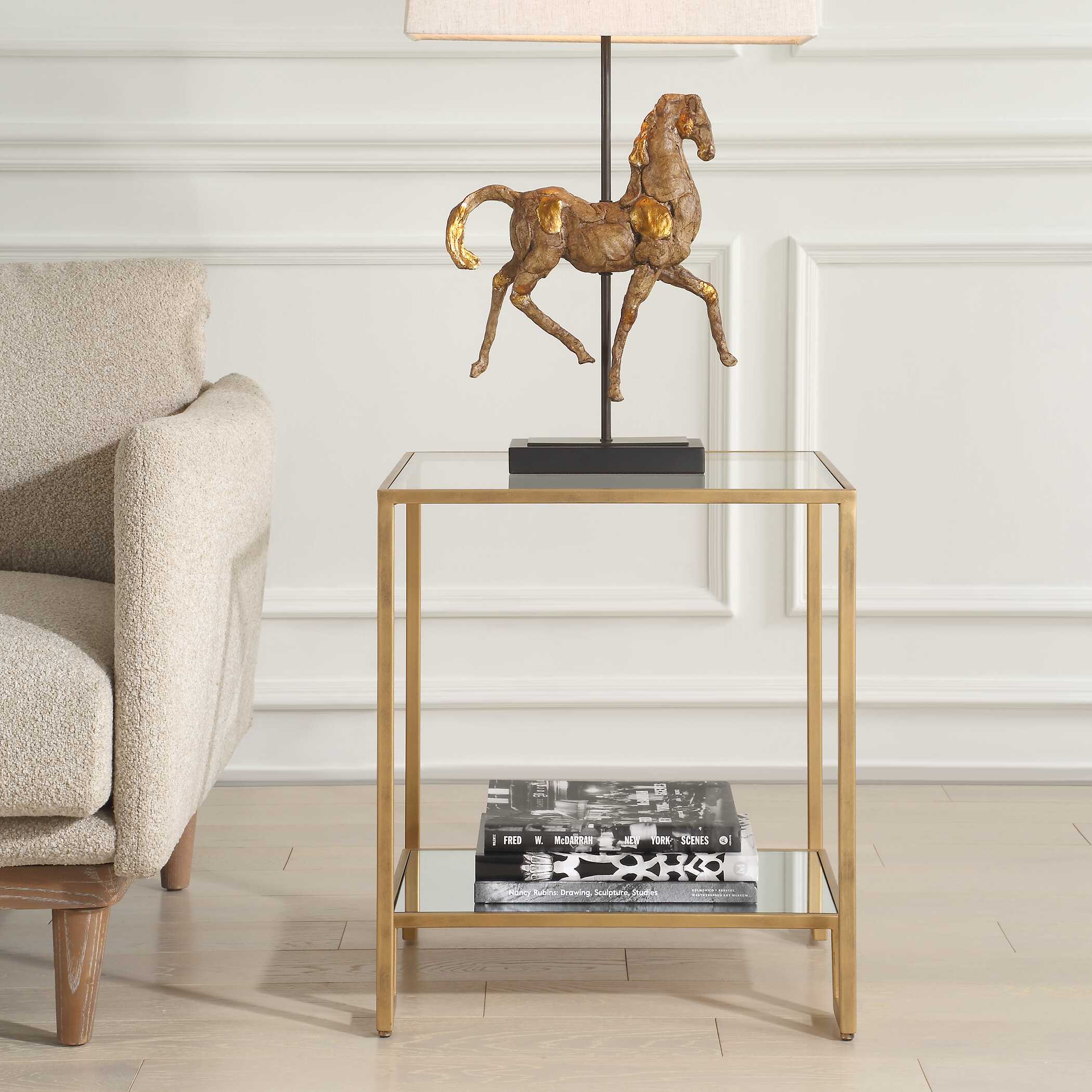 Gold Iron Table - Image 2
