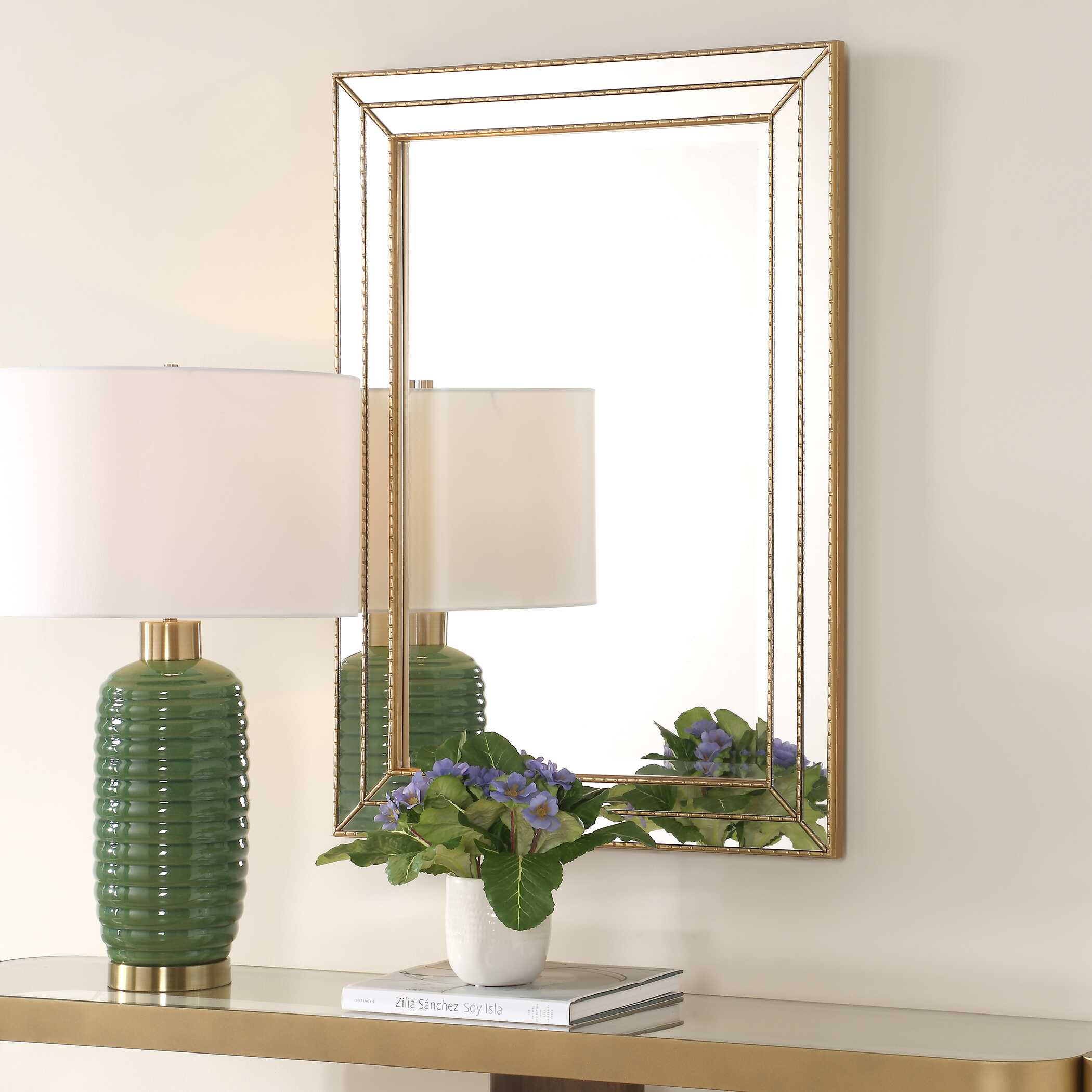 Grooved Metallic Mirror - Image 4