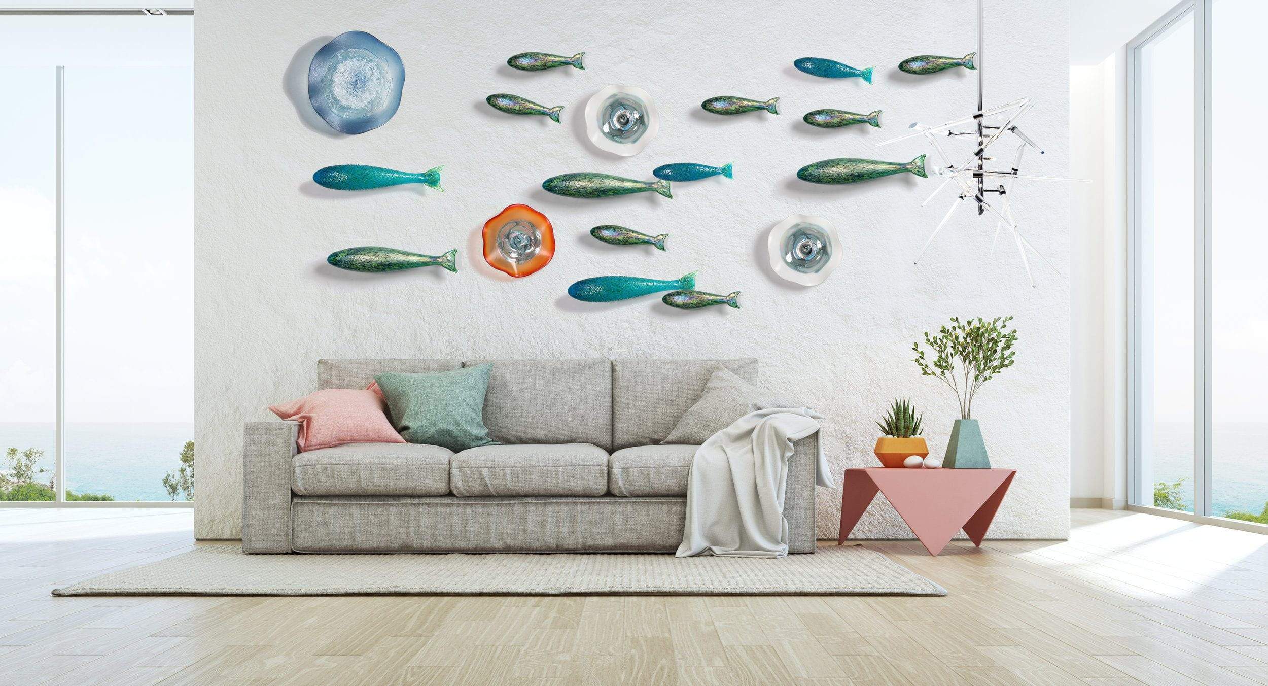 Hard Candy Wall Art Medium by Viz Glass 7325MIR - Limited Stock - Image 5