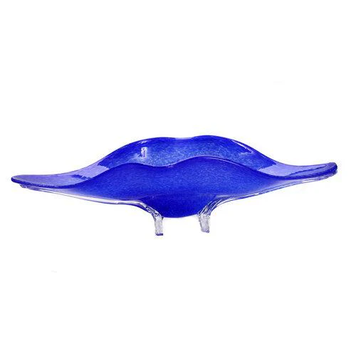 Horizon Footed Bowl by Viz Glass 7577