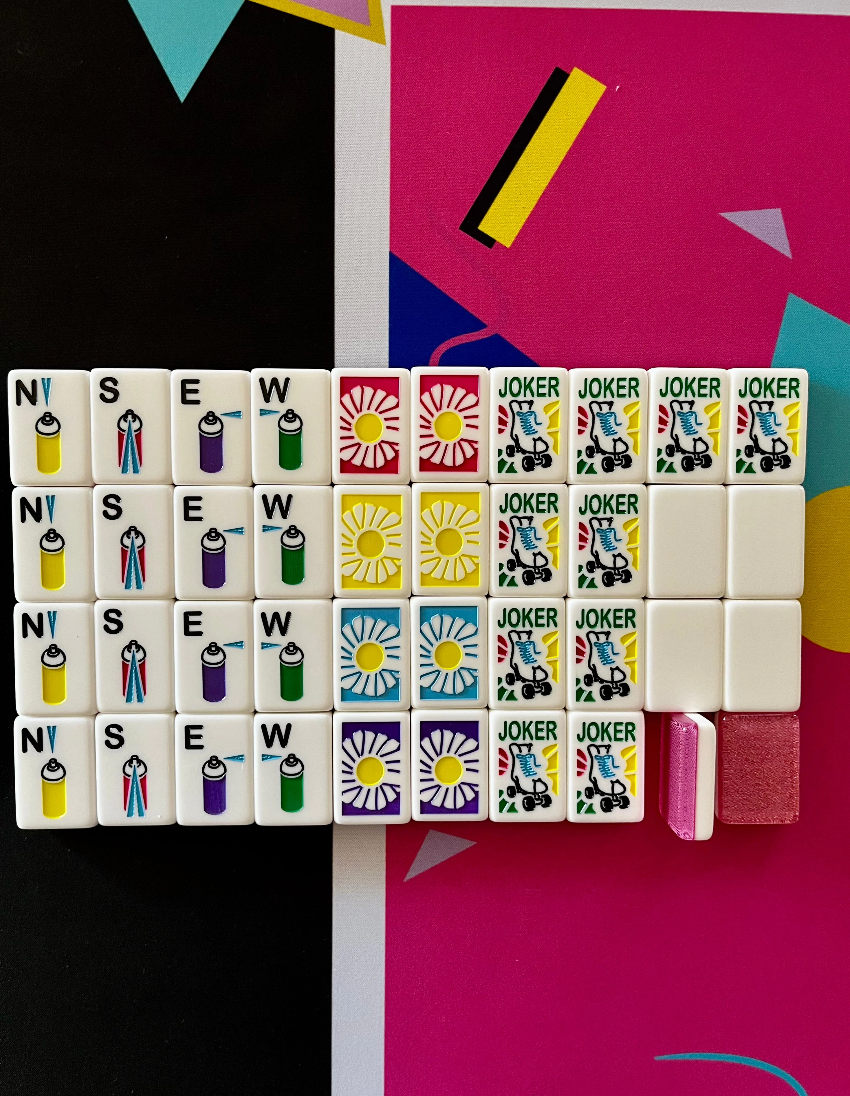 I Love the 80s Luxe Mahjong Set - Image 8