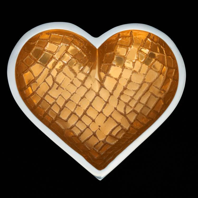 Inspired Generations Happy Croco Heart - Gold