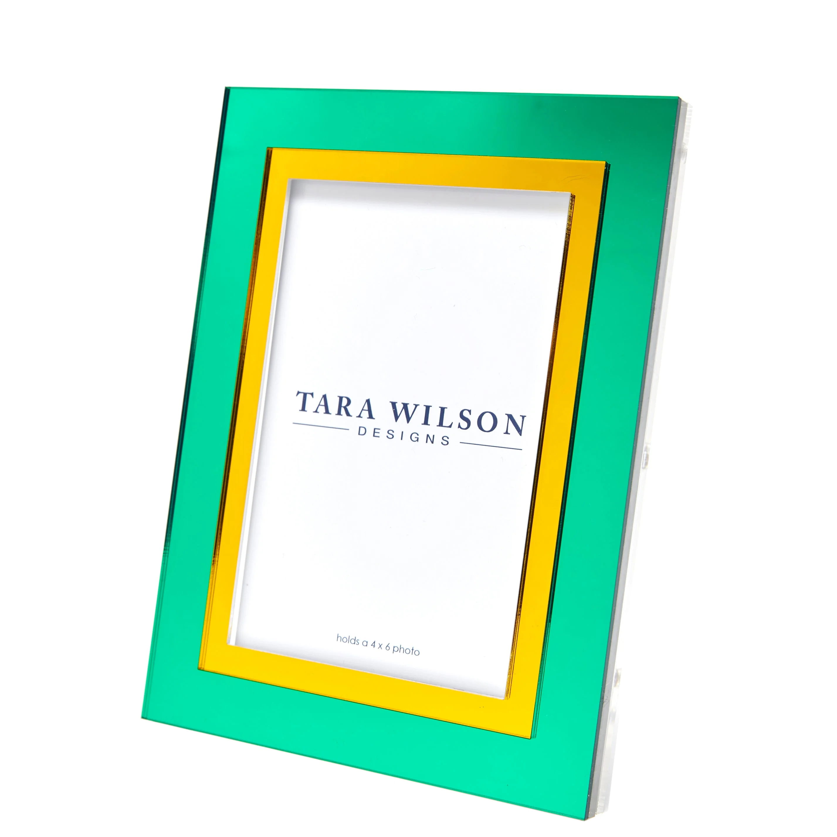 Inlaid Frame 5x7 - Yellow & Green