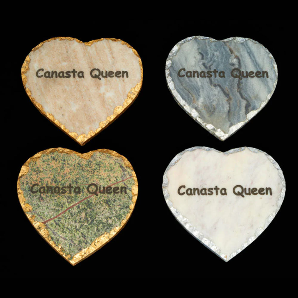 Inspired Generations Canasta Queen Coasters