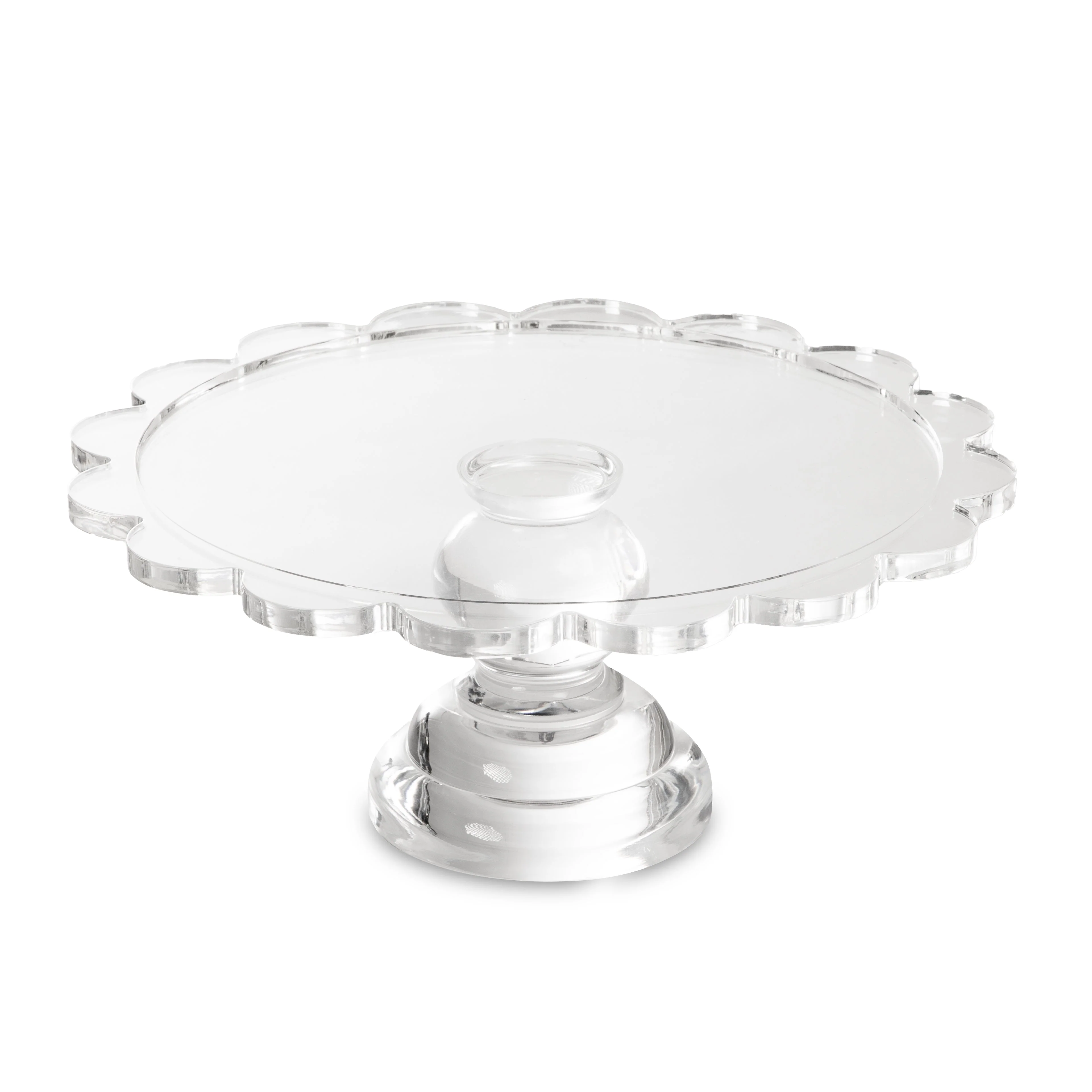 Inspired Generations Coco Clear Acrylic Pedestal Server- Large - Image 2