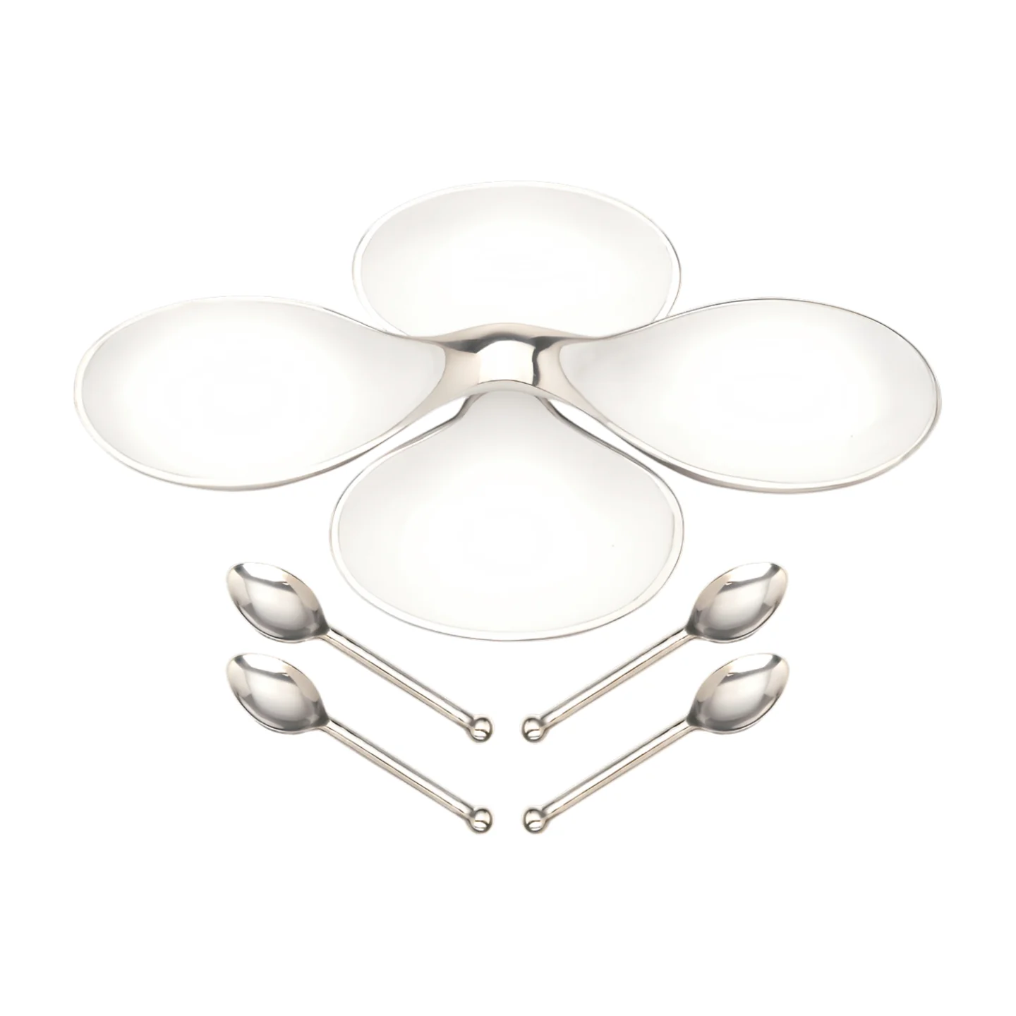 Inspired Generations Helix Bowls Set - White