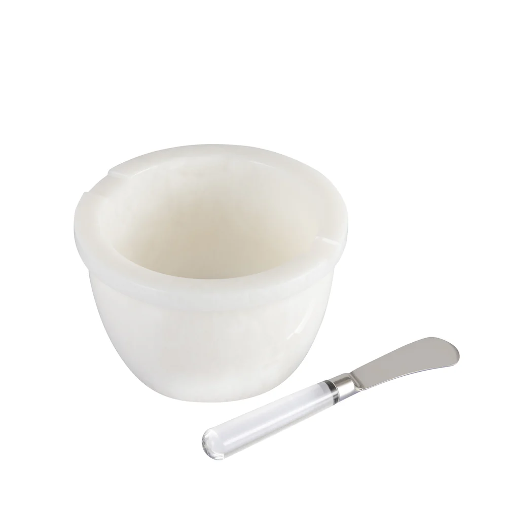Inspired Generations White Swirl Acrylic Deligance with Spreader - Large