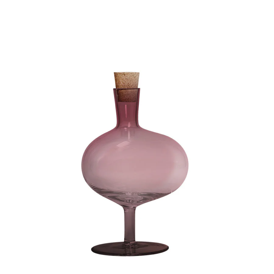 Kosta Boda Bod Bottle Burgundy Medium - Image 2
